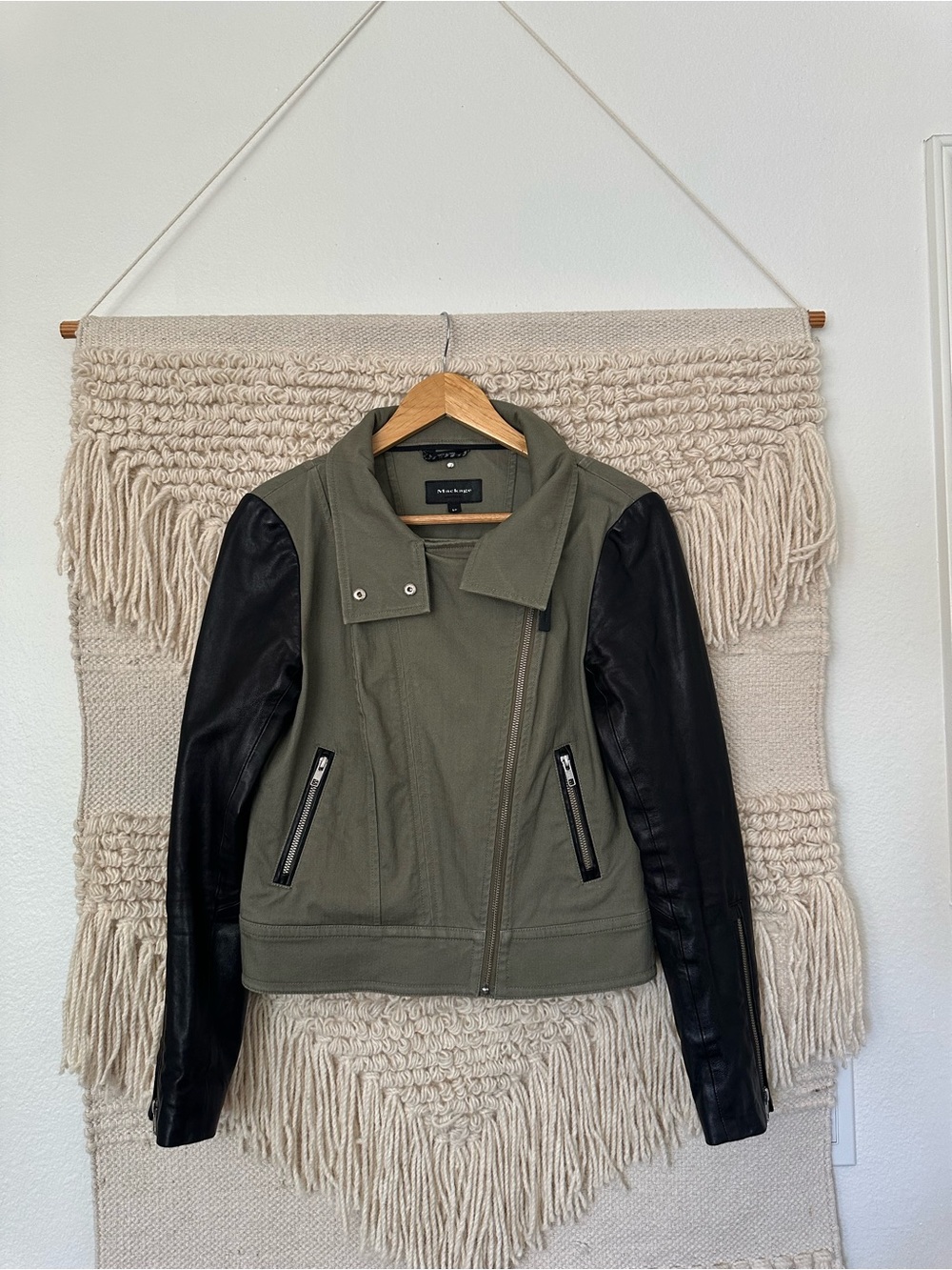 Mackage Andra Leather Detail Moto Jacket - Picture 2 of 11